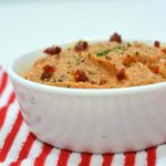 Traditional Maltese Arjoli Dip topped with Sun-dried tomatoes and Parsley